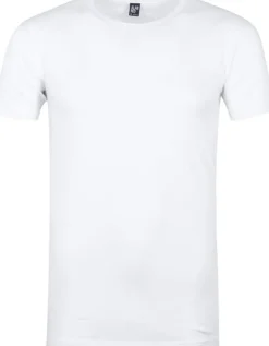 Alan Red ottawa 2pack o neck tee s/s white