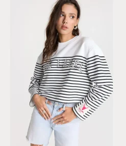 Alix the Label Alix the Label Stripe sweater soft white 2502837088-012