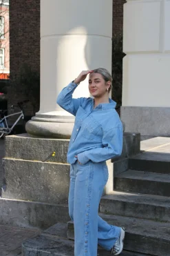 Alix the Label Chambray denim pant denim blue 2503138040-200