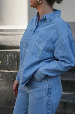 Alix the Label Chambray denim pant denim blue 2503138040-200