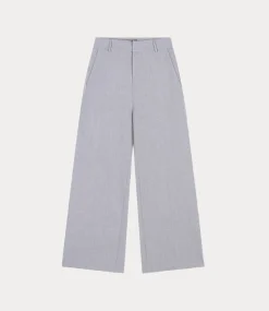 Alix the Label Foil stripe pant light gre melange 2502106020-940