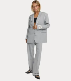 Alix the Label Foil stripe pant light gre melange 2502106020-940