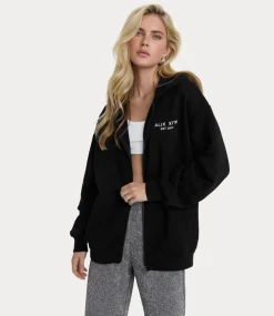 Alix the Label Hooded cardigan black 2412787952-999