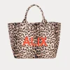 Alix the Label Leopard canvas shopper animal 2502059121-601