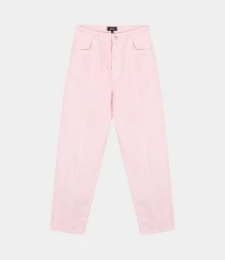 Alix the Label Linen look pant bubblegum pink 2503104018-311