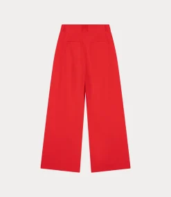 Alix the Label Pleat pant bright red 2502113023-504