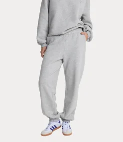 Alix the Label Sweat pant with studs soft grey melange 2411133017-880