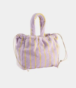 Bongusta Handbag Small lilac & neon yellow BON97-LILAC