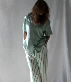 Bongusta Naram Shirt silver sage BON68-SILVER