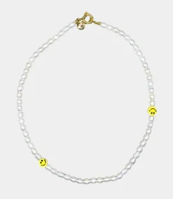 Bonnie Studios Boris Smile Necklace white BS05-white