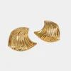 Bonnie Studios Studios Wave Earring Gold BS772-Gold