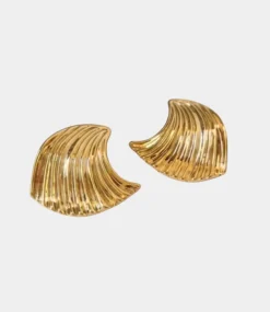 Bonnie Studios Studios Wave Earring Gold BS772-Gold
