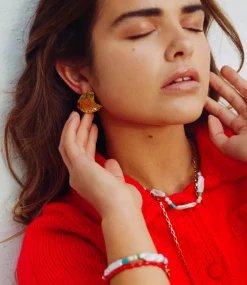 Bonnie Studios Studios Wave Earring Gold BS772-Gold