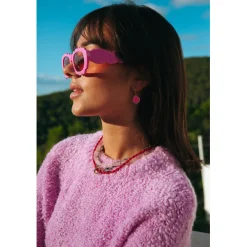 Bonnie Studios Tommy coral necklace red BS07-Red