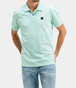 Butcher of Blue Army Pique Polo Gulf Green M2512014-838