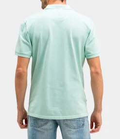 Butcher of Blue Army Pique Polo Gulf Green M2512014-838