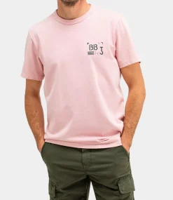 Butcher of Blue Army Stencil Tee Flamingo Pink M2512004-515