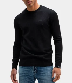 Butcher of Blue Clifden crew knit off Black