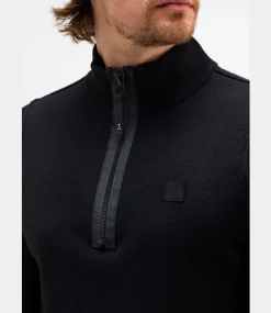 Butcher of Blue Clifden halfzip off black 1926002-990