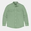 Butcher of Blue Finn Pocket Jersey Overshirt Jade Green M2514021-792