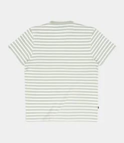 Butcher of Blue Gaspard Loose Stripe Tee Dk. Delphi Green M2412013-791