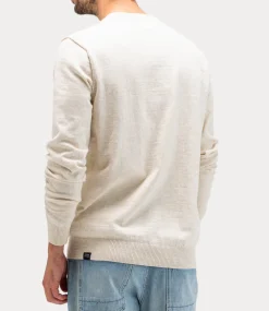 Butcher of Blue Lt Clifden Crew Beige Grey M2416002-618