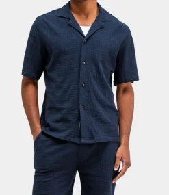 Butcher of Blue Ripley Structure Shirt Alaska Blue M2516020-890