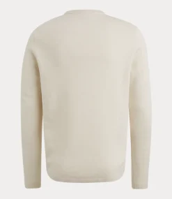 Cast Iron Crewneck cotton modal almond milk CKW2502307-7165