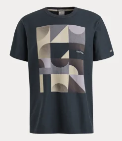 Cast Iron R neck regular fit twll tee s/s sea storm CTSS2502554-5442