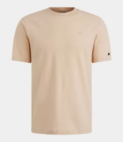 Cast Iron Tee regular fit interlock cream tan CTSS2504584-7106