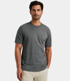 Cast Iron Tee regular fit interlock granite gray CTSS2504584-9133