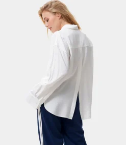 Catwalk Junkie Double placket blouse Off White 2502013604-201