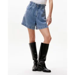 Catwalk Junkie Fluid denim short blue 2402024406-300