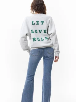 Catwalk Junkie Graphic sweater Light Grey Melange 2502011001-153