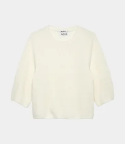 Catwalk Junkie Knit with short sleeves Egret 2502010810-226