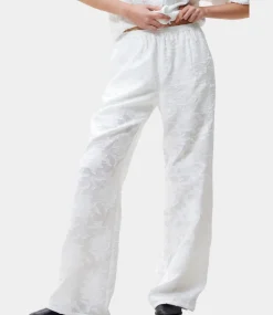 Catwalk Junkie Pull on textured trousers Off White 2502023005-201