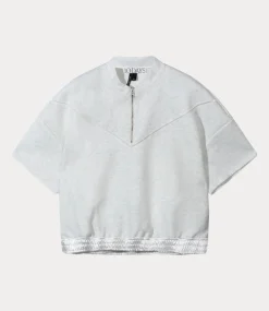 10Days polo sweater neoprene white melee 20-815-5201-4029