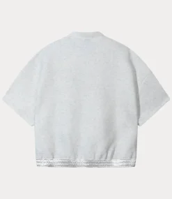 10Days polo sweater neoprene white melee 20-815-5201-4029