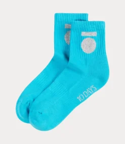 10Days Socks medal laguna blue 20-930-4203-1289