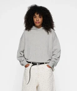 10Days Statement hoodie light grey melee 20-805-5201-4001