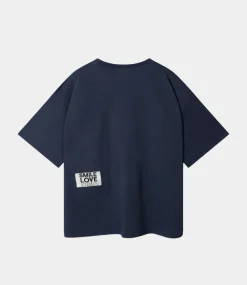 10Days Statement tee smile love yale blue 20-744-5201-1202