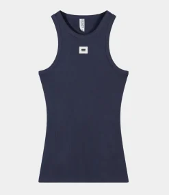10Days Tank top rib yale blue 20-462-5201-1202