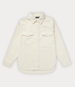 Denham chiyo overshirt ct ecru 02-25-02-40-050