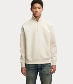 Denham Aldo half zip cps natural 01-24-08-60-141