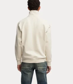 Denham Aldo half zip cps natural 01-24-08-60-141