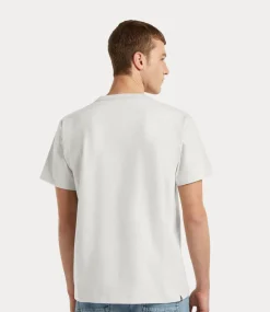 Denham Aldo tee lj light grey marl 01-25-02-52-271