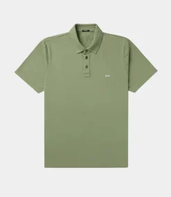 Denham lupo polo sips oil green 01-25-04-52-202