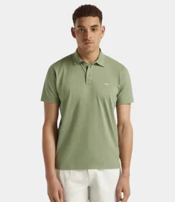 Denham lupo polo sips oil green 01-25-04-52-202