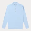 Denham Roger half zip cmj cashmere blue 01-25-02-52-293