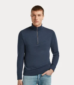 Denham Roger half zip cmj navy blazer 01-25-02-52-292